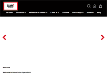 Tablet Screenshot of bravasalonspecialists.com
